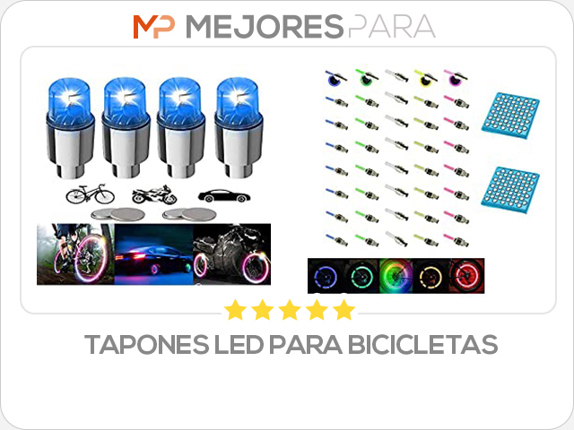 tapones led para bicicletas