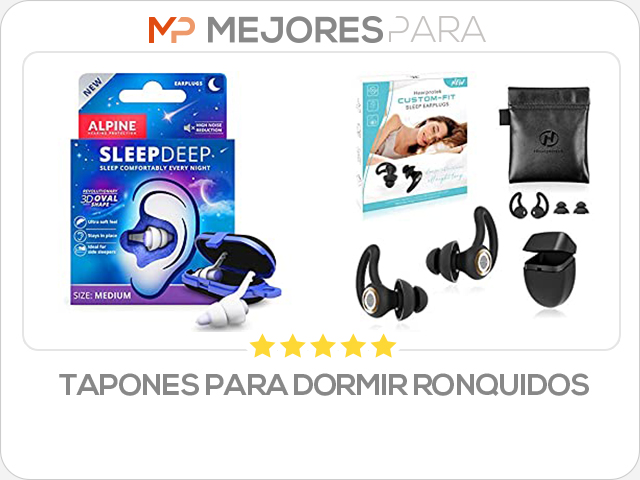 tapones para dormir ronquidos