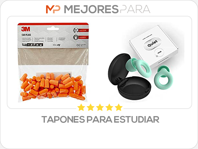 tapones para estudiar