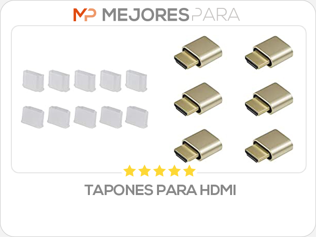 tapones para hdmi