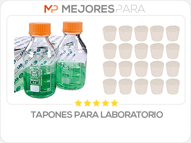 tapones para laboratorio