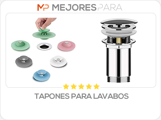 tapones para lavabos