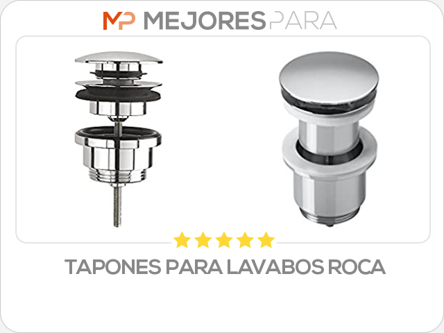 tapones para lavabos roca