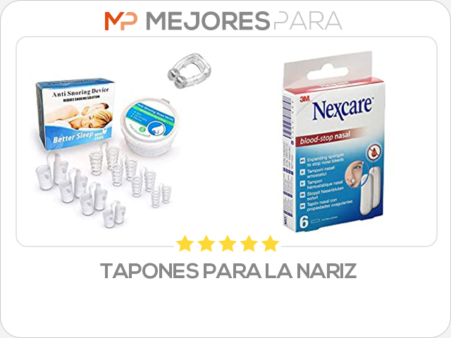 tapones para la nariz