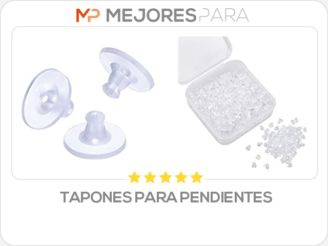 tapones para pendientes