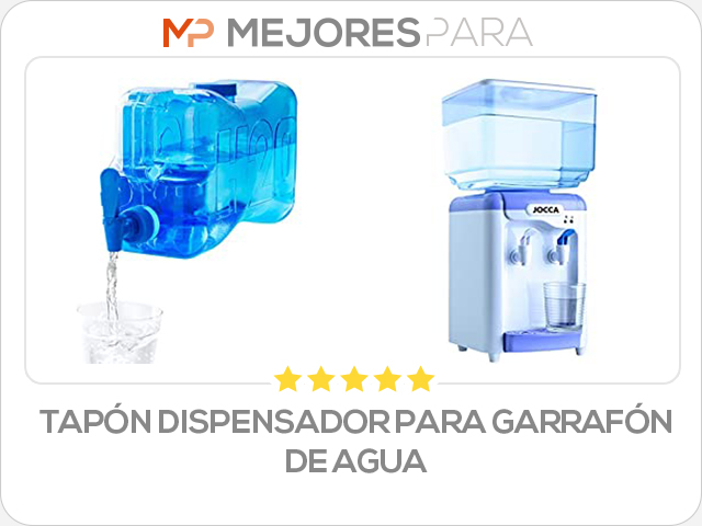 tapón dispensador para garrafón de agua