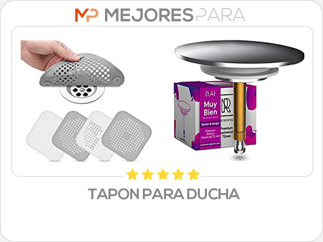 tapon para ducha