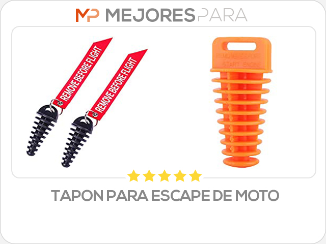 tapon para escape de moto