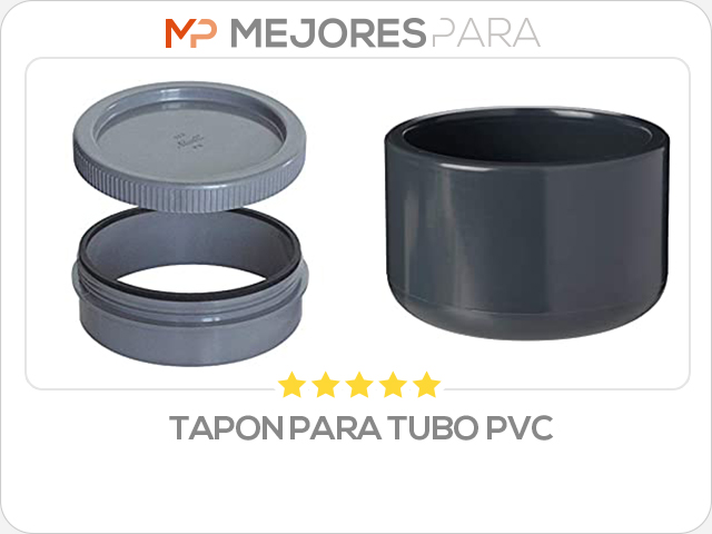 tapon para tubo pvc