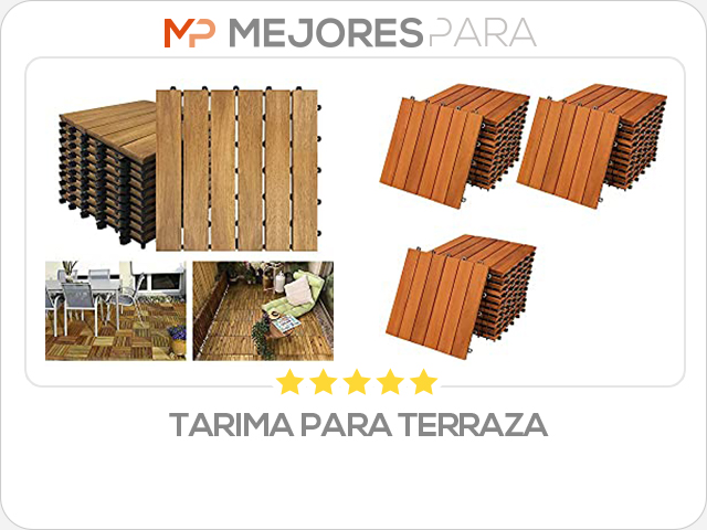 tarima para terraza