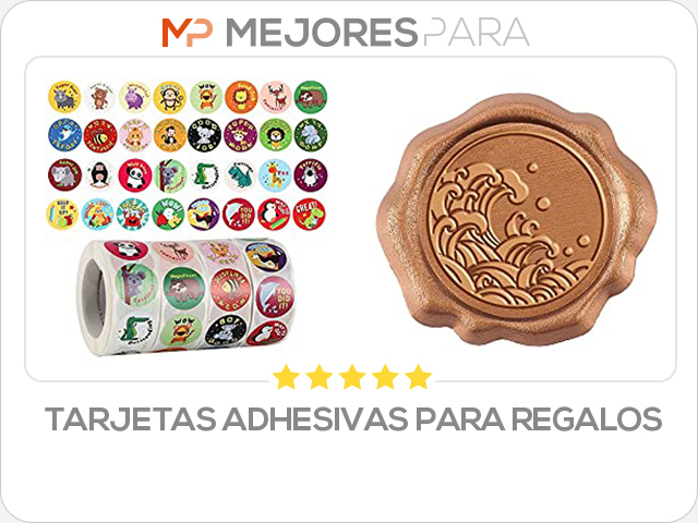 tarjetas adhesivas para regalos