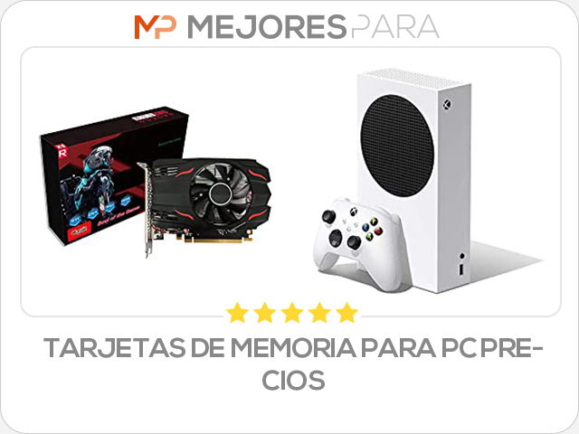 tarjetas de memoria para pc precios