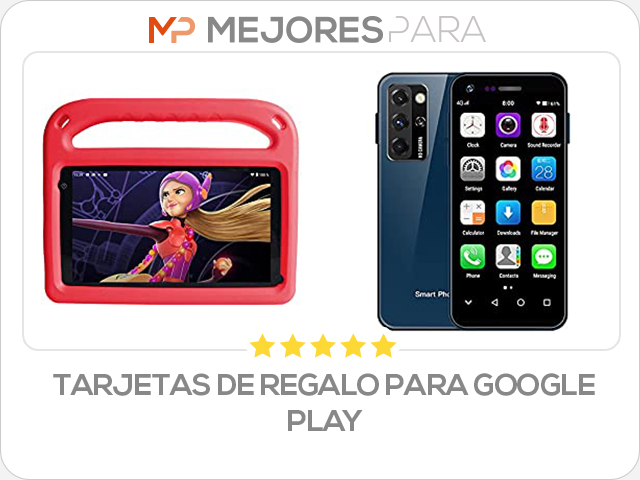 tarjetas de regalo para google play