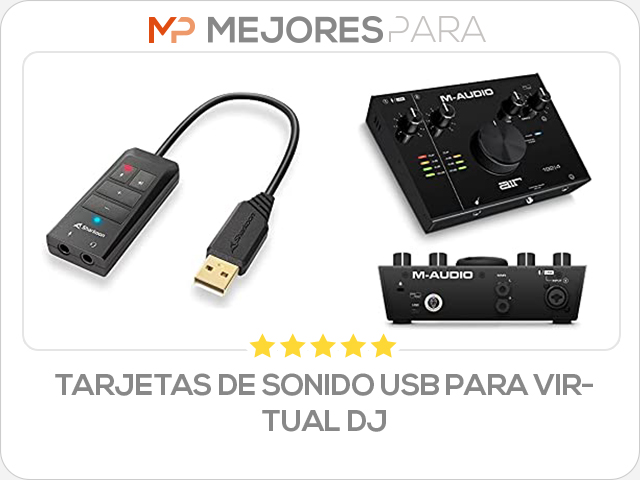 tarjetas de sonido usb para virtual dj