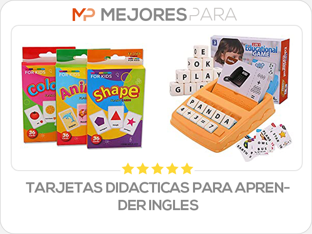 tarjetas didacticas para aprender ingles