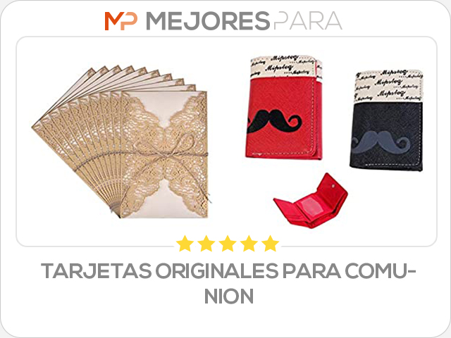 tarjetas originales para comunion