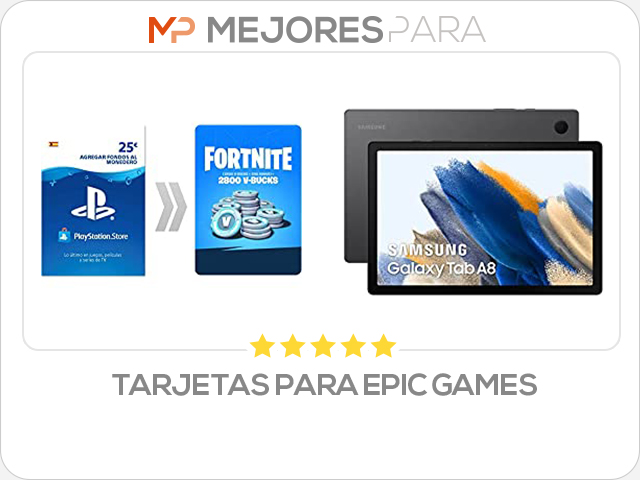 tarjetas para epic games