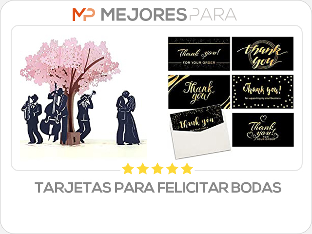 tarjetas para felicitar bodas