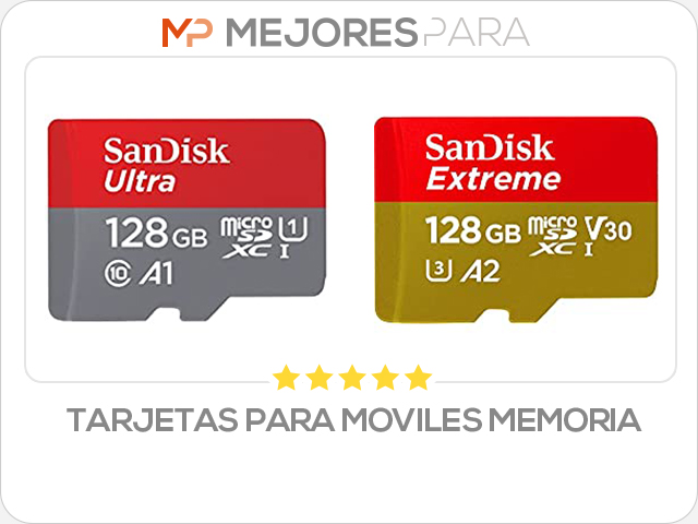 tarjetas para moviles memoria