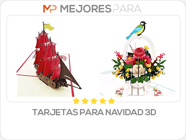 tarjetas para navidad 3d