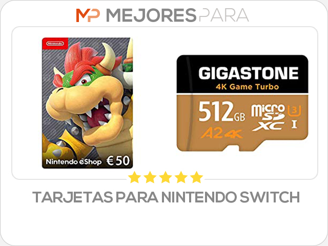 tarjetas para nintendo switch