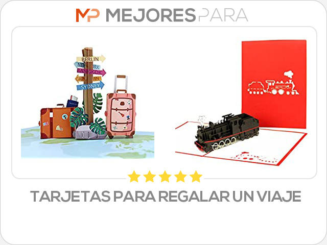 tarjetas para regalar un viaje