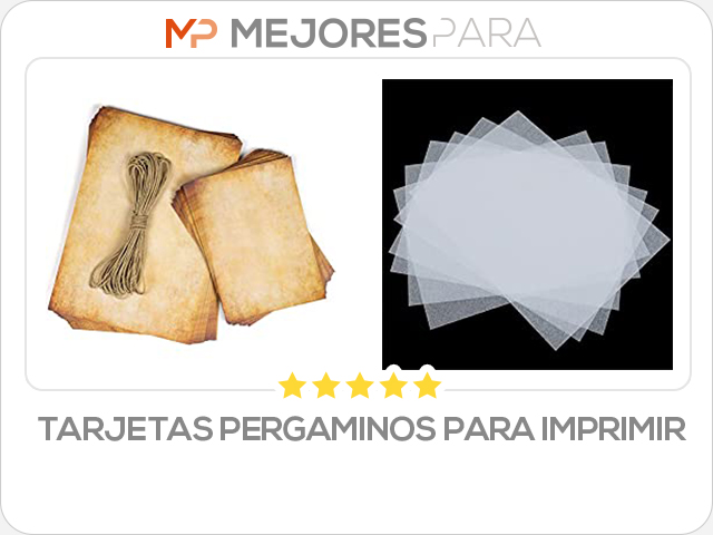 tarjetas pergaminos para imprimir