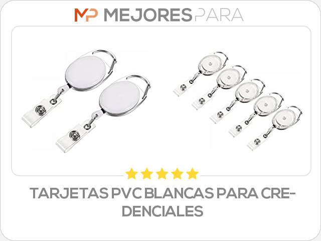 tarjetas pvc blancas para credenciales