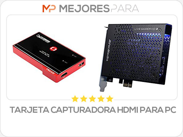 tarjeta capturadora hdmi para pc