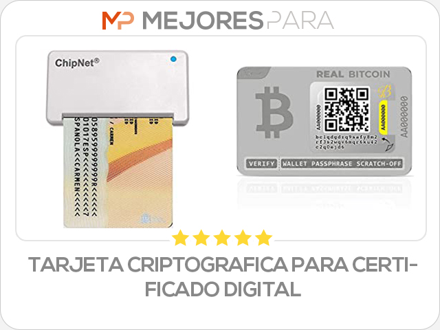 tarjeta criptografica para certificado digital