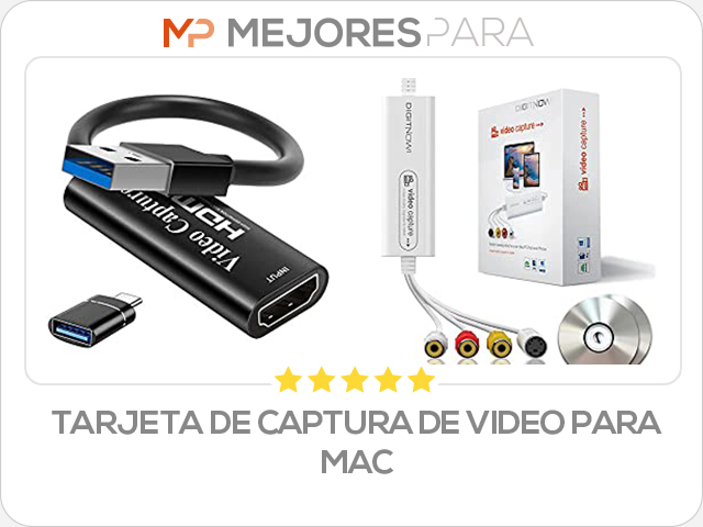 tarjeta de captura de video para mac