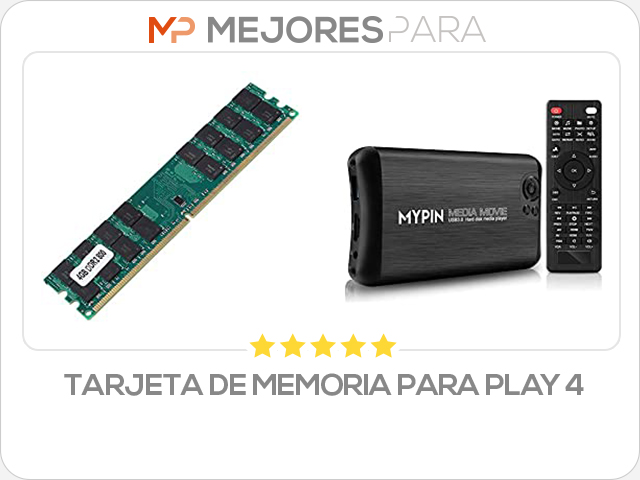 tarjeta de memoria para play 4