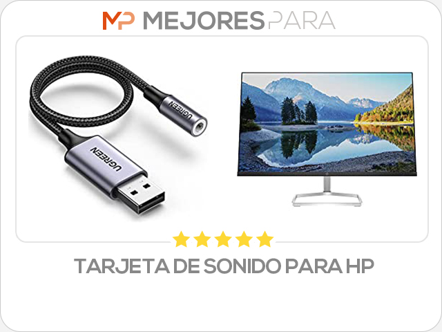 tarjeta de sonido para hp