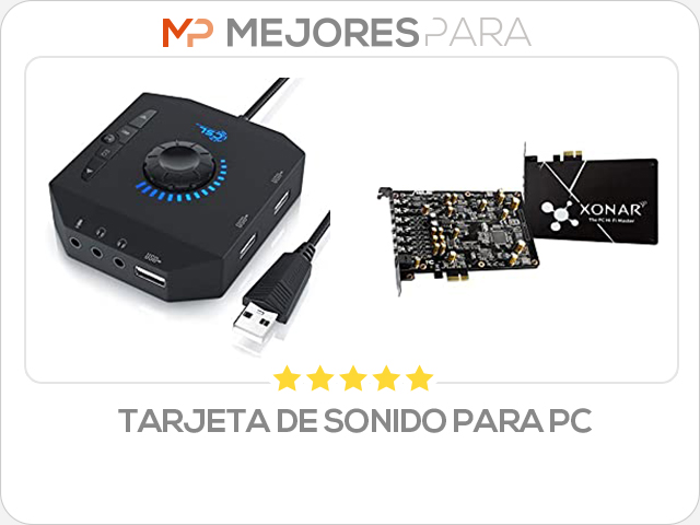 tarjeta de sonido para pc