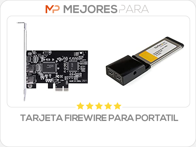 tarjeta firewire para portatil