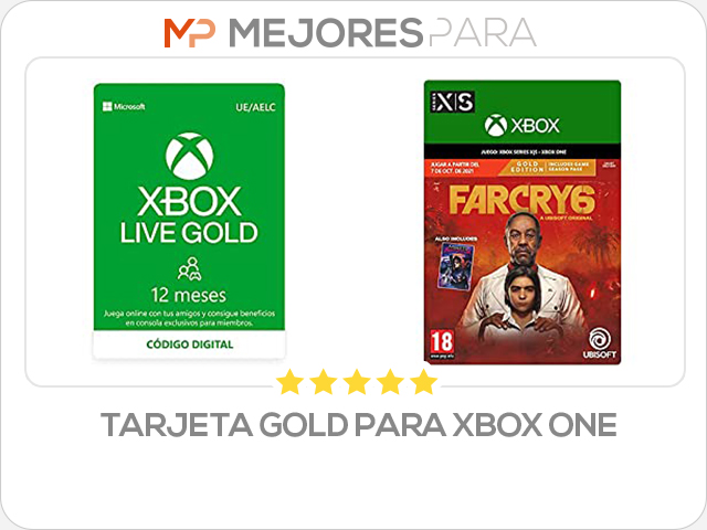 tarjeta gold para xbox one