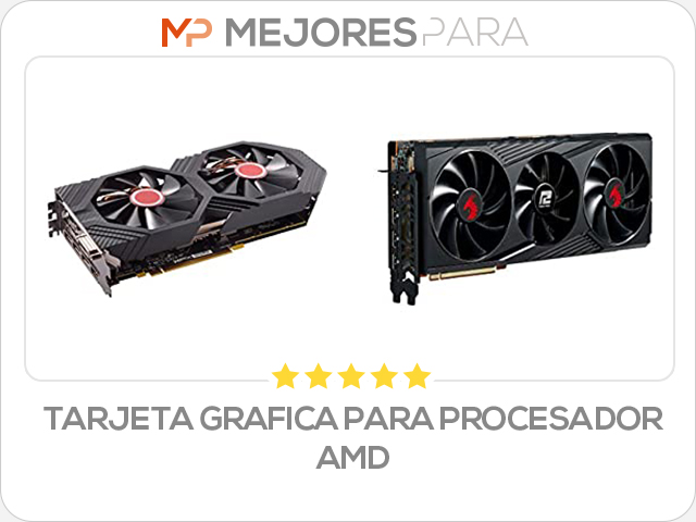 tarjeta grafica para procesador amd