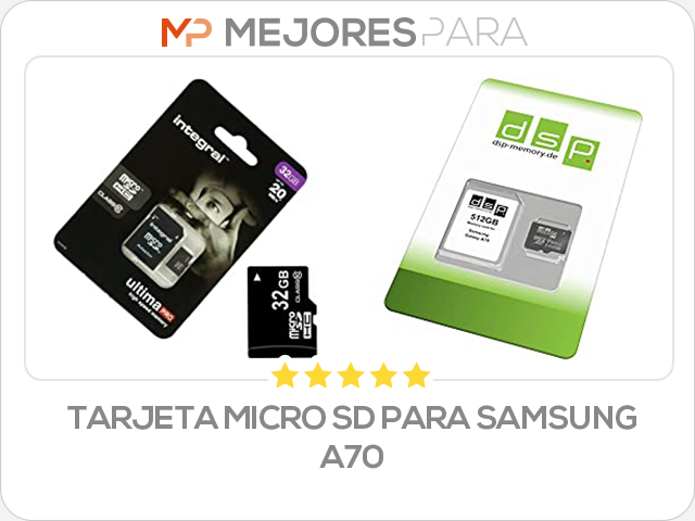 tarjeta micro sd para samsung a70