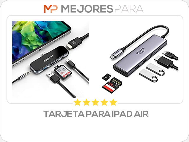 tarjeta para ipad air