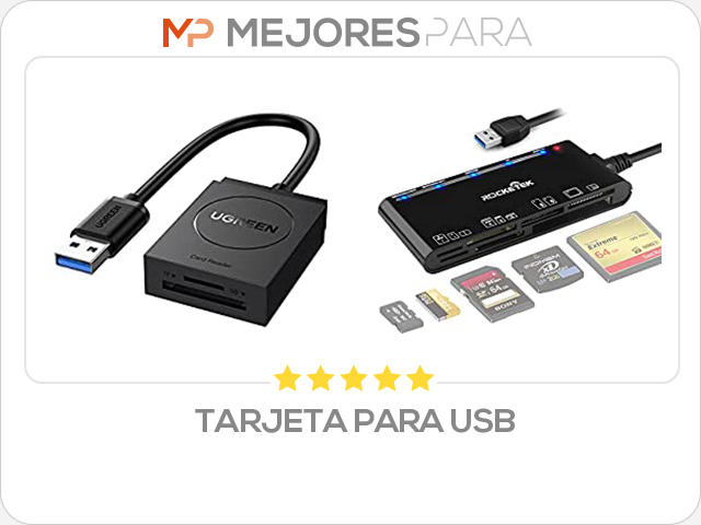 tarjeta para usb