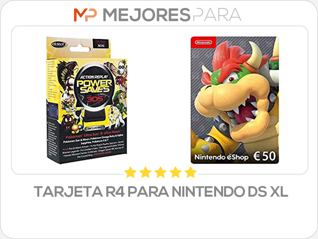 tarjeta r4 para nintendo ds xl