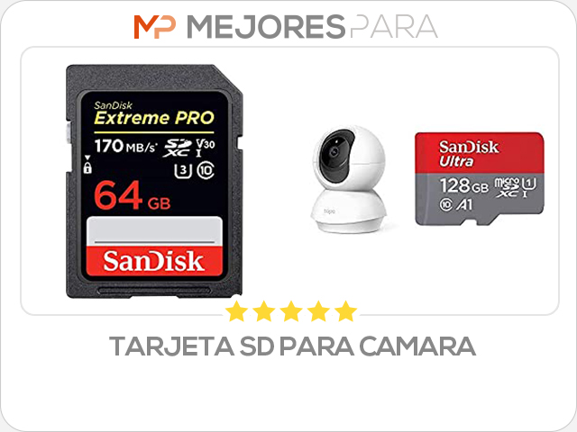 tarjeta sd para camara