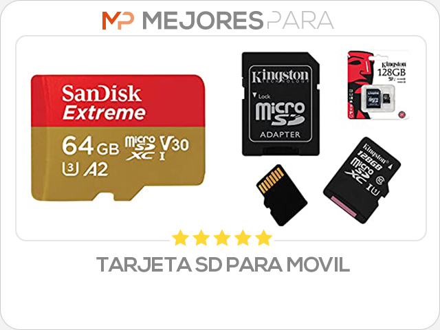 tarjeta sd para movil