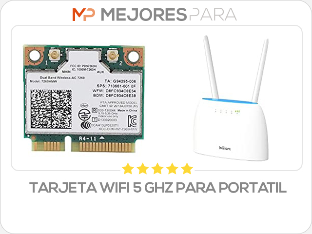 tarjeta wifi 5 ghz para portatil