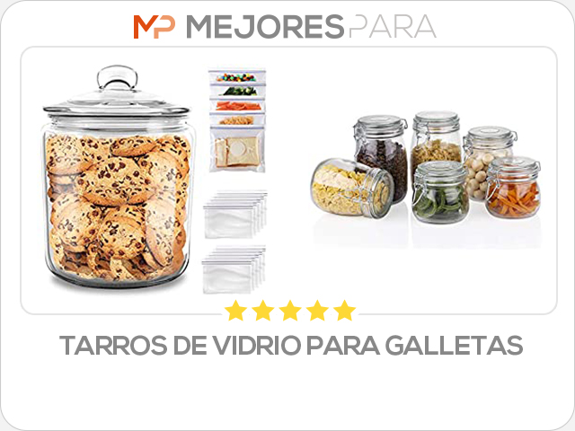 tarros de vidrio para galletas