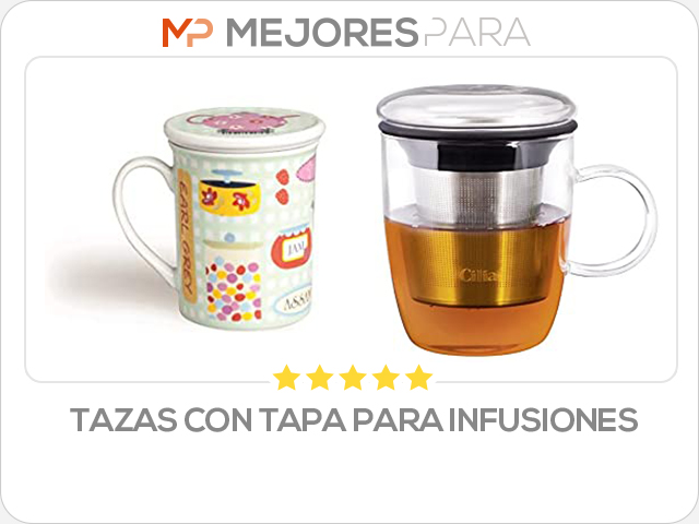 tazas con tapa para infusiones