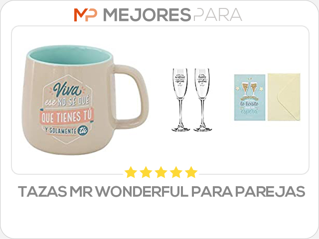 tazas mr wonderful para parejas