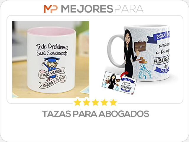 tazas para abogados