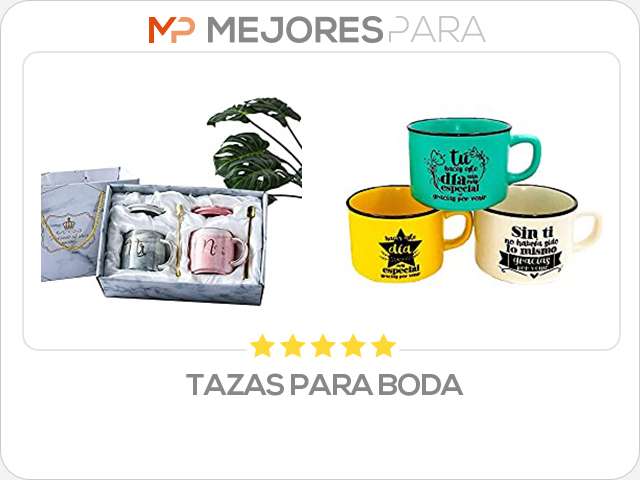 tazas para boda