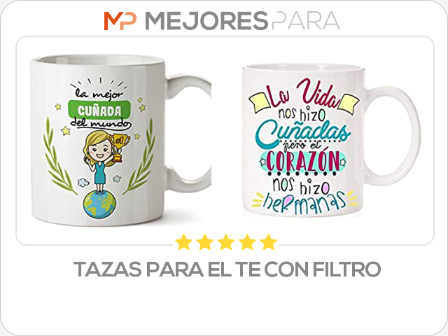 tazas para el te con filtro